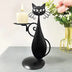 Black Cat Candle Holder