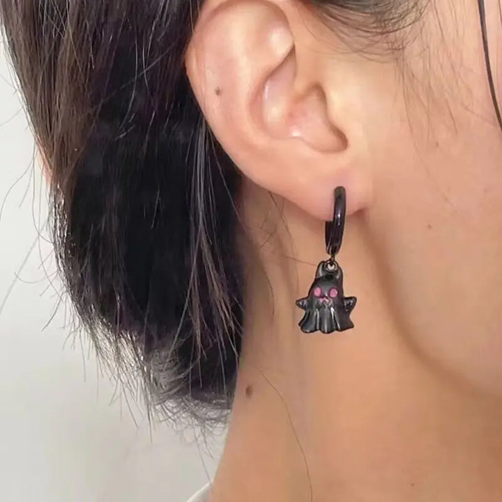 Ghostly Skull Earrings