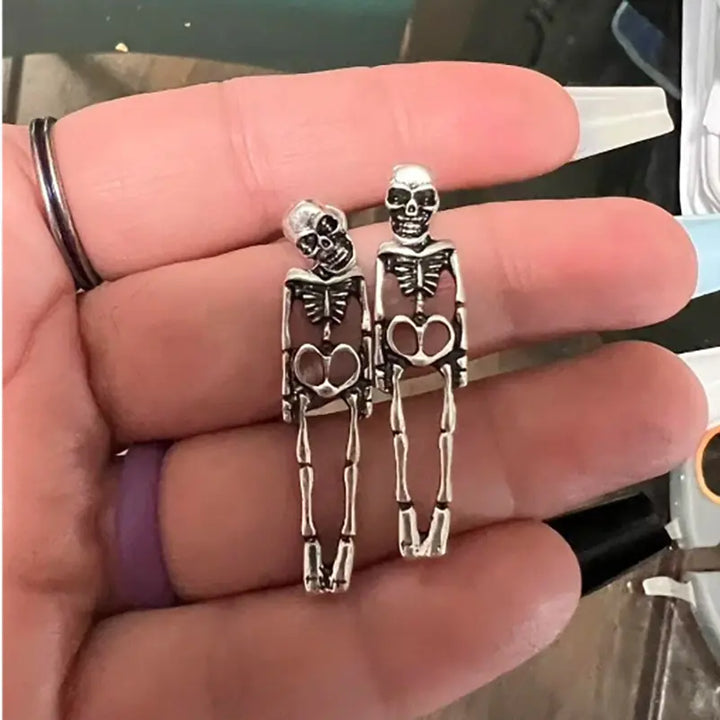 Ghostly Skull Earrings